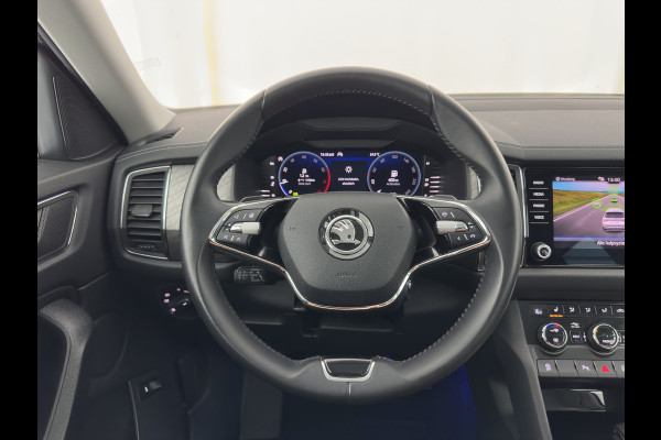 Škoda Kodiaq 1.5 TSI Business Edition [7-Pers.] (INCL.BTW) Aut. *LEATHER-FABRIC | FULL-LED | DIGI-COCKPIT | ADAPTIVE-CRUISE | HEATED-COMFORTSEATS | CAMERA | KEYLESS | NAVI-FULLMAP | AMBIENT-LIGHT | DAB+ | SHIFT-PADDLES | ECC | PDC | 19''AL