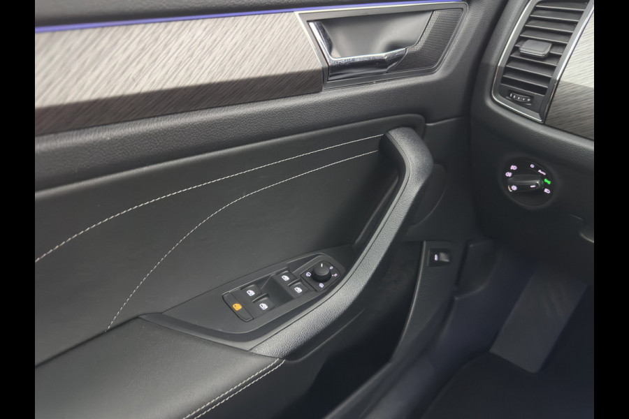 Škoda Kodiaq 1.5 TSI Business Edition [7-Pers.] (INCL.BTW) Aut. *LEATHER-FABRIC | FULL-LED | DIGI-COCKPIT | ADAPTIVE-CRUISE | HEATED-COMFORTSEATS | CAMERA | KEYLESS | NAVI-FULLMAP | AMBIENT-LIGHT | DAB+ | SHIFT-PADDLES | ECC | PDC | 19''AL