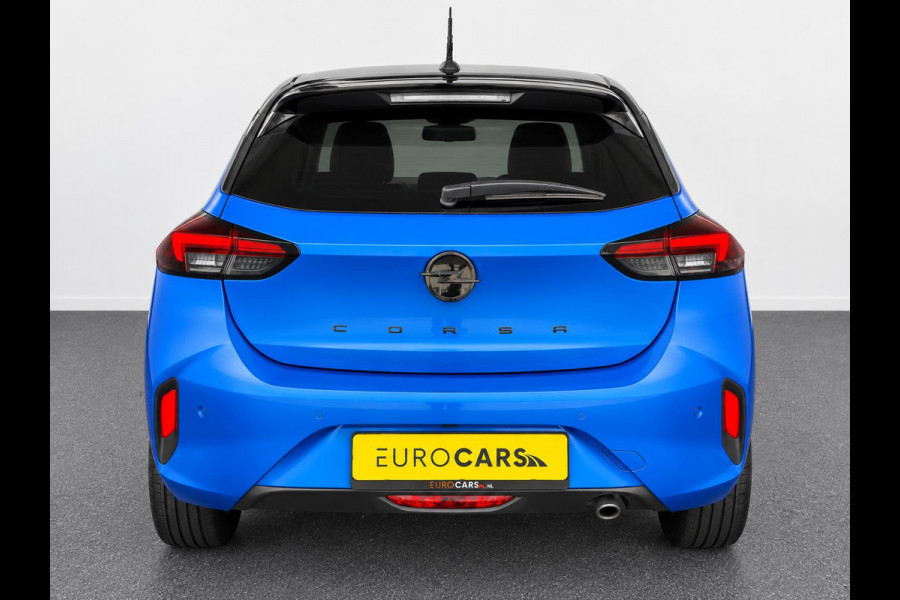 Opel Corsa 1.2 Turbo 100pk Facelift Navigatie By App Wireless Stoel en Stuurverwarming Parkeersensoren Airco Cruise Control Vertigo Black Roof  LMV Android Auto