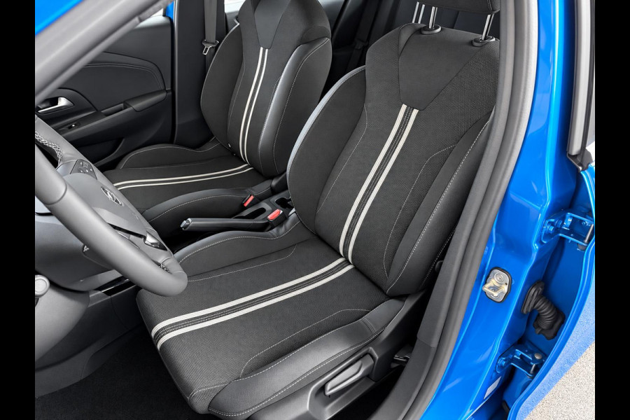 Opel Corsa 1.2 Turbo 100pk Facelift Navigatie By App Wireless Stoel en Stuurverwarming Parkeersensoren Airco Cruise Control Vertigo Black Roof  LMV Android Auto