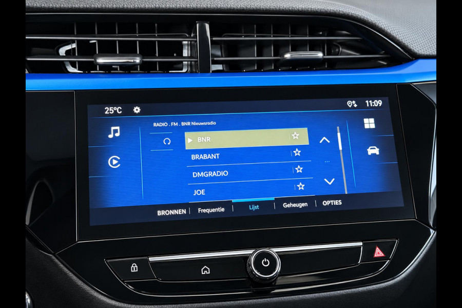 Opel Corsa 1.2 Turbo 100pk Facelift Navigatie By App Wireless Stoel en Stuurverwarming Parkeersensoren Airco Cruise Control Vertigo Black Roof  LMV Android Auto