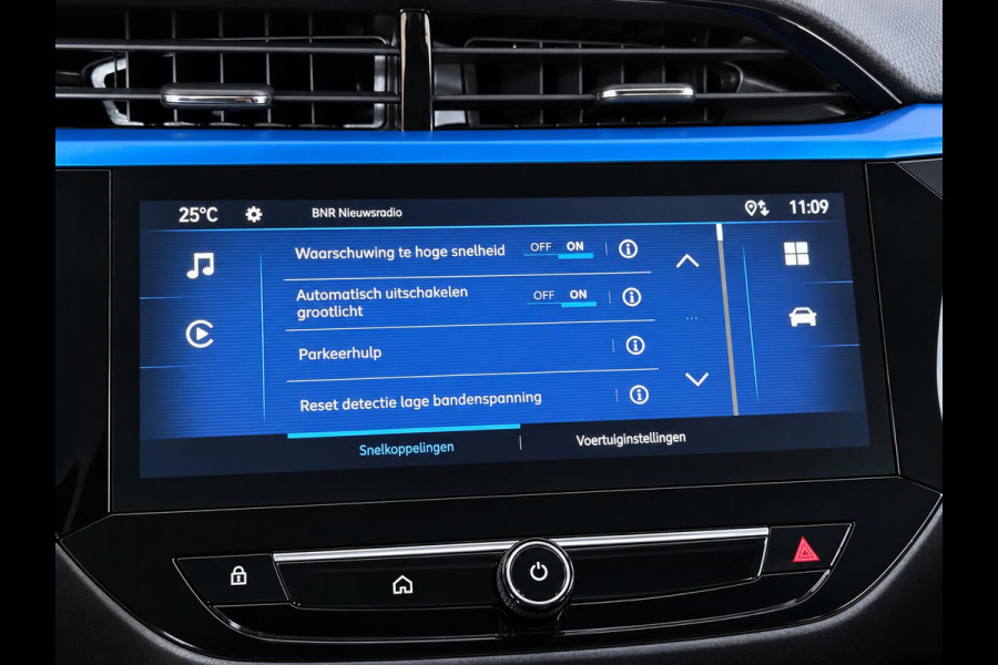 Opel Corsa 1.2 Turbo 100pk Facelift Navigatie By App Wireless Stoel en Stuurverwarming Parkeersensoren Airco Cruise Control Vertigo Black Roof  LMV Android Auto