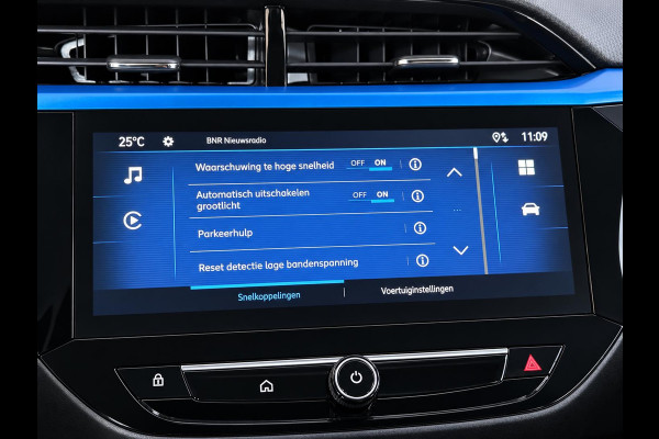 Opel Corsa 1.2 Turbo 100pk Facelift Navigatie By App Wireless Stoel en Stuurverwarming Parkeersensoren Airco Cruise Control Vertigo Black Roof  LMV Android Auto