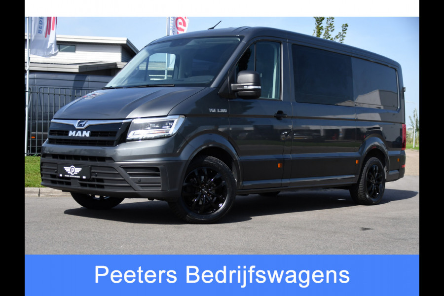 MAN TGE 3.180 35 2.0 L3H2 DC PB Edition Camera, Cruise, Carplay, LED, 177pk, Automaat, Sensoren, Multimedia, Uniek!