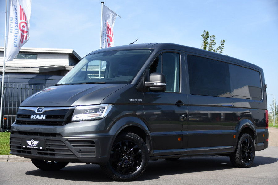 MAN TGE 3.180 35 2.0 L3H2 DC PB Edition Camera, Cruise, Carplay, LED, 177pk, Automaat, Sensoren, Multimedia, Uniek!