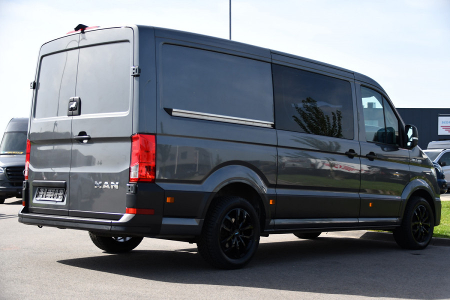 MAN TGE 3.180 35 2.0 L3H2 DC PB Edition Camera, Cruise, Carplay, LED, 177pk, Automaat, Sensoren, Multimedia, Uniek!