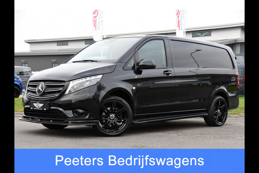 Mercedes-Benz Vito 119 CDI L2 Black Edition Camera, Cruise, Carplay, LED, Automaat, 190pk, Trekhaak, Multimedia, Sensoren, Uniek!