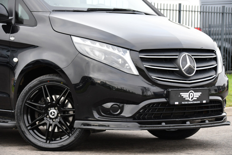 Mercedes-Benz Vito 119 CDI L2 Black Edition Camera, Cruise, Carplay, LED, Automaat, 190pk, Trekhaak, Multimedia, Sensoren, Uniek!