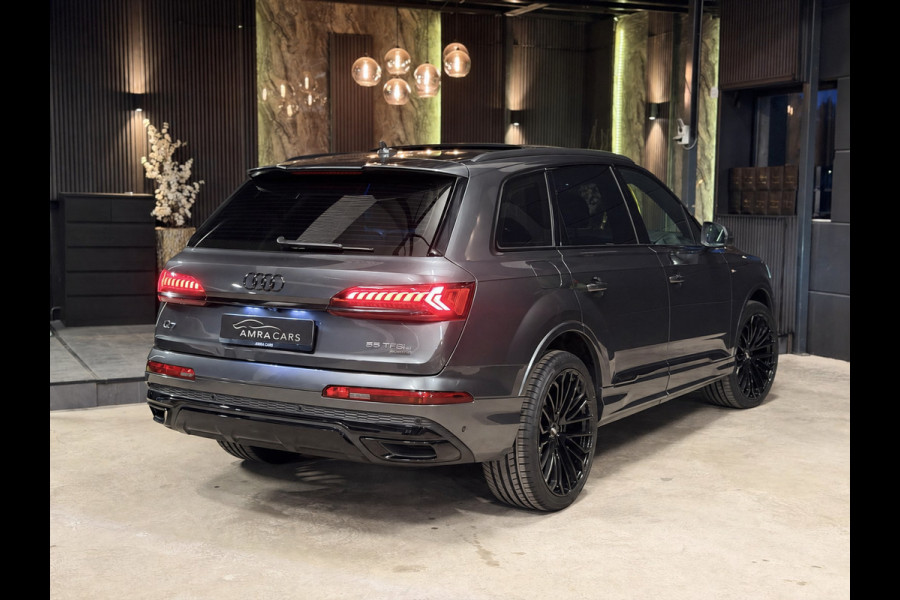 Audi Q7 55 TFSI e quattro 3X S-LINE|PANO|360|B&O|LASER|SFEER|BOMVOL!