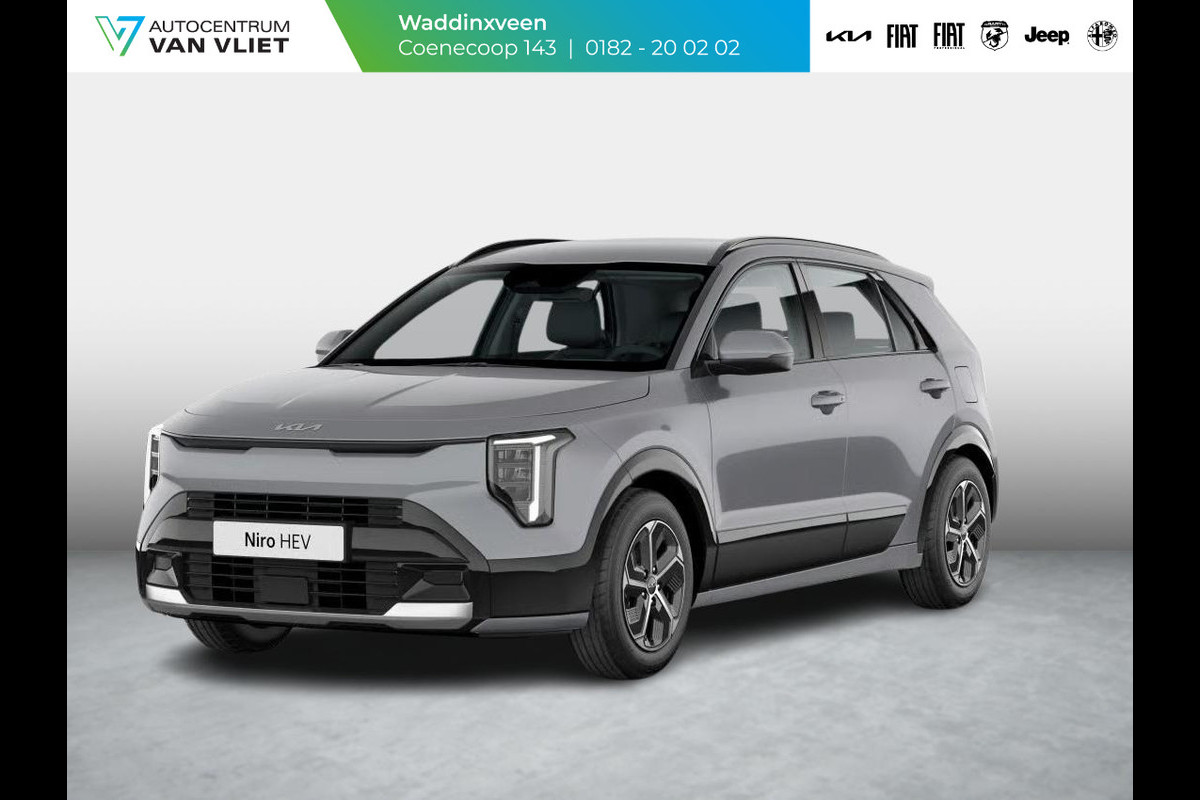 Kia Niro 1.6 GDi Hybrid DynamicPlusLine | Actieprijs* | Direct leverbaar | Nieuw model | Navi. | Clima. | Adapt. Cruise. | Parkeersensoren | Dodehoekassistentie | Schuif-/Kantel Zonnedak | Stoel&Stuur Verwarming