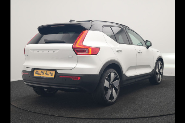 Volvo XC40 Recharge Ultimate 69 kWh 231pk Dealer O.H. | Panodak | Warmtepomp | 360 Camera | Adaptive Cruise | Harman / Kardon | Sportstoelen Memory & Verwarmd | Blis | Keyless | Pilot Assist | Apple Carplay | Stuur Verwarmd | Google Assistent &  | 20"L.M |
