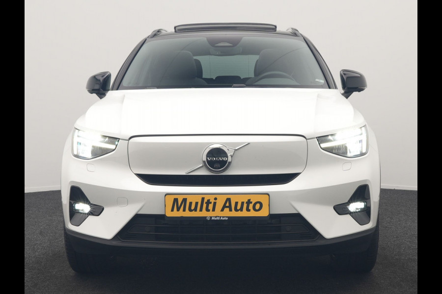 Volvo XC40 Recharge Ultimate 69 kWh 231pk Dealer O.H. | Panodak | Warmtepomp | 360 Camera | Adaptive Cruise | Harman / Kardon | Sportstoelen Memory & Verwarmd | Blis | Keyless | Pilot Assist | Apple Carplay | Stuur Verwarmd | Google Assistent &  | 20"L.M |