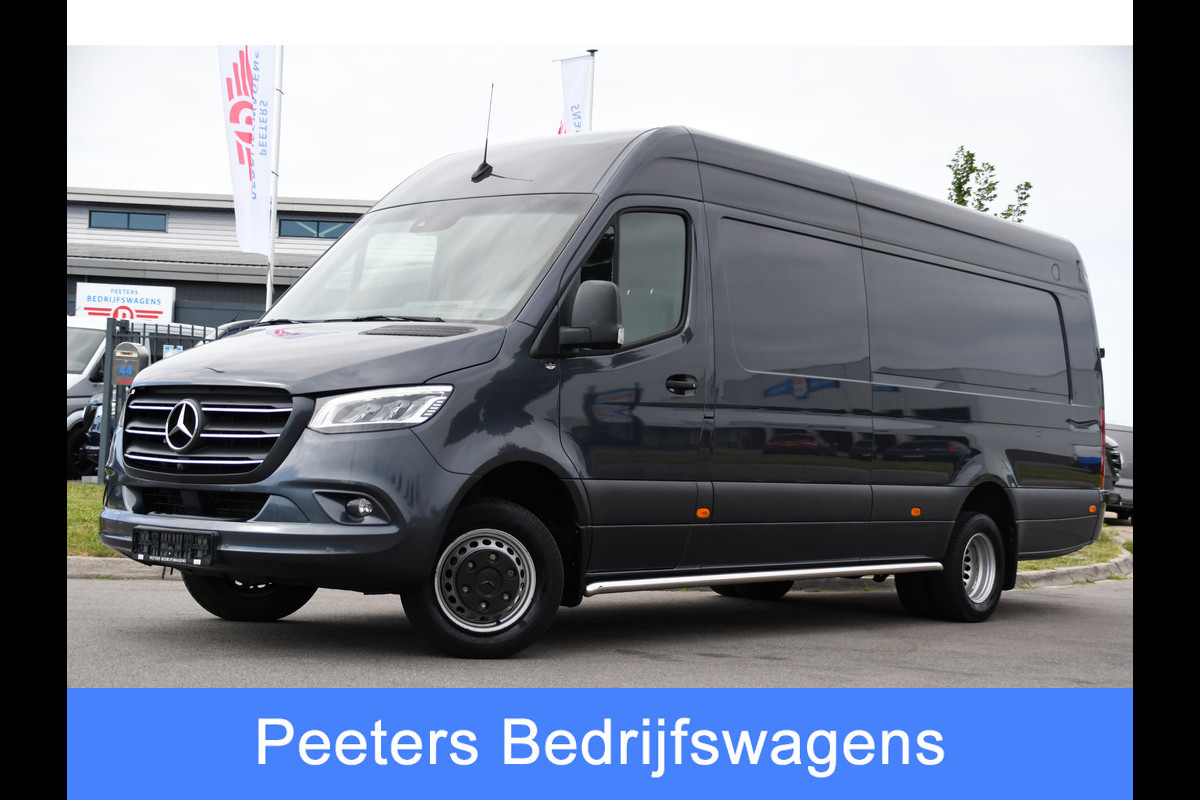 Mercedes-Benz Sprinter 519 V6 3.0 CDI L4H2 PB Edition N1, 360 Camera, Cruise, Carplay, 10,5'' Mbux, Automaat, Sensoren, 190pk, Elektrische deur, Stoelverwarming, Geveerde stoel, Uniek! 319