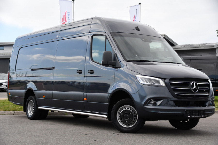 Mercedes-Benz Sprinter 519 V6 3.0 CDI L4H2 PB Edition N1, 360 Camera, Cruise, Carplay, 10,5'' Mbux, Automaat, Sensoren, 190pk, Elektrische deur, Stoelverwarming, Geveerde stoel, Uniek! 319