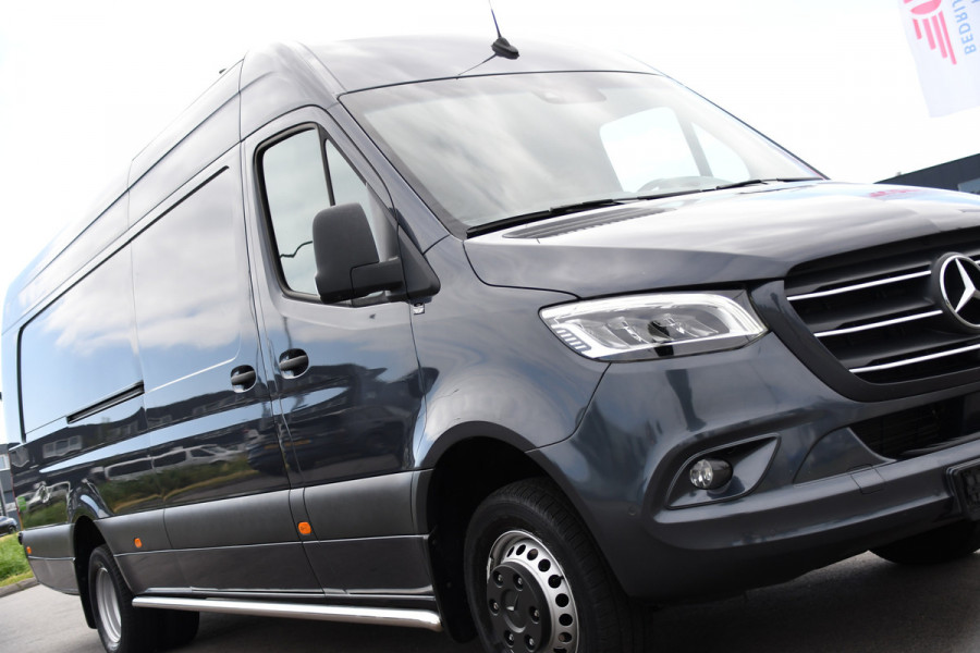 Mercedes-Benz Sprinter 519 V6 3.0 CDI L4H2 PB Edition N1, 360 Camera, Cruise, Carplay, 10,5'' Mbux, Automaat, Sensoren, 190pk, Elektrische deur, Stoelverwarming, Geveerde stoel, Uniek! 319