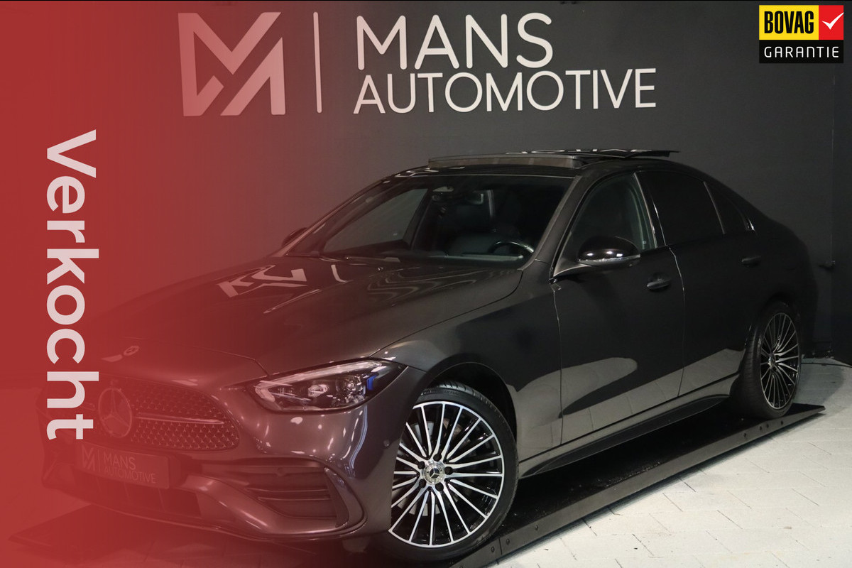 Mercedes-Benz C-Klasse 300 e AMG Line / PANO / HUD / 2X MEMORY / 360 / ACC / KEYLESS