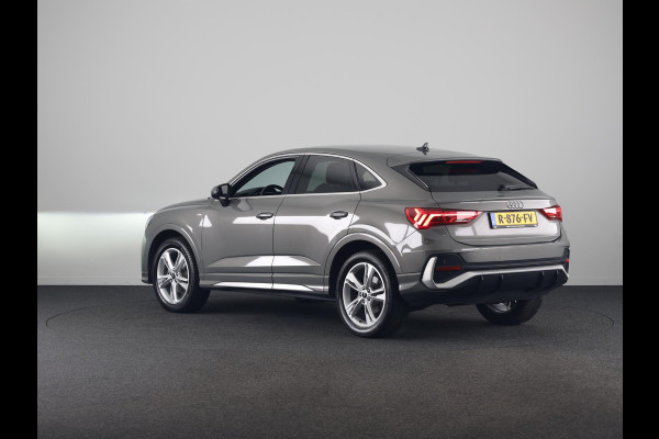 Audi Q3 Sportback 35 TFSI S Edition 150pk | Parkeer pakket | Apple Carplay/Android Auto | Climate control | Full-LED koplampen | Navigatiesysteem full map + hard disk | S Line exterieur en interieur | Lichtmetalen velgen 10-spaaks 19" | Voorstoelen verwarmd