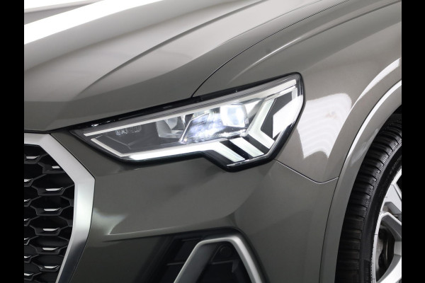 Audi Q3 Sportback 35 TFSI S Edition 150pk | Parkeer pakket | Apple Carplay/Android Auto | Climate control | Full-LED koplampen | Navigatiesysteem full map + hard disk | S Line exterieur en interieur | Lichtmetalen velgen 10-spaaks 19" | Voorstoelen verwarmd