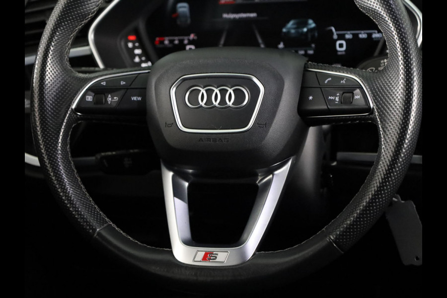 Audi Q3 Sportback 35 TFSI S Edition 150pk | Parkeer pakket | Apple Carplay/Android Auto | Climate control | Full-LED koplampen | Navigatiesysteem full map + hard disk | S Line exterieur en interieur | Lichtmetalen velgen 10-spaaks 19" | Voorstoelen verwarmd