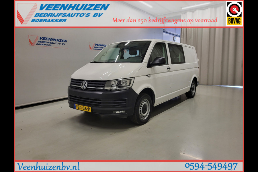 Volkswagen Transporter 2.0TDI L2/H1 Dubbele Cabine Euro 6!