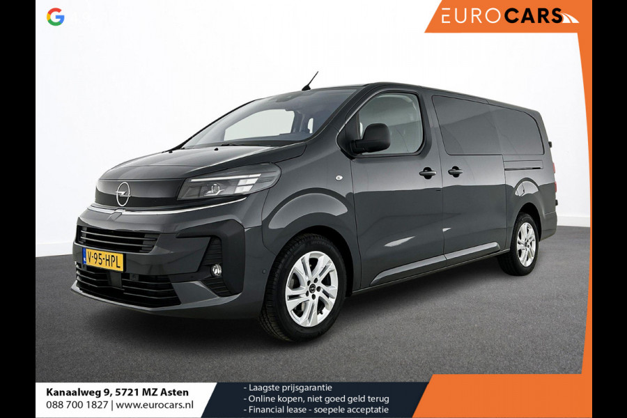 Opel Vivaro 2.0 180PK L3 Automaat Dubbele Cabine 2 schuifdeuren Android Auto/Apple CarPlay Navigatie Keyless Entry&Start Climate Control Camera Cruise Control Houten afwerking laadruimte Trekhaak lichtmetalen velgen