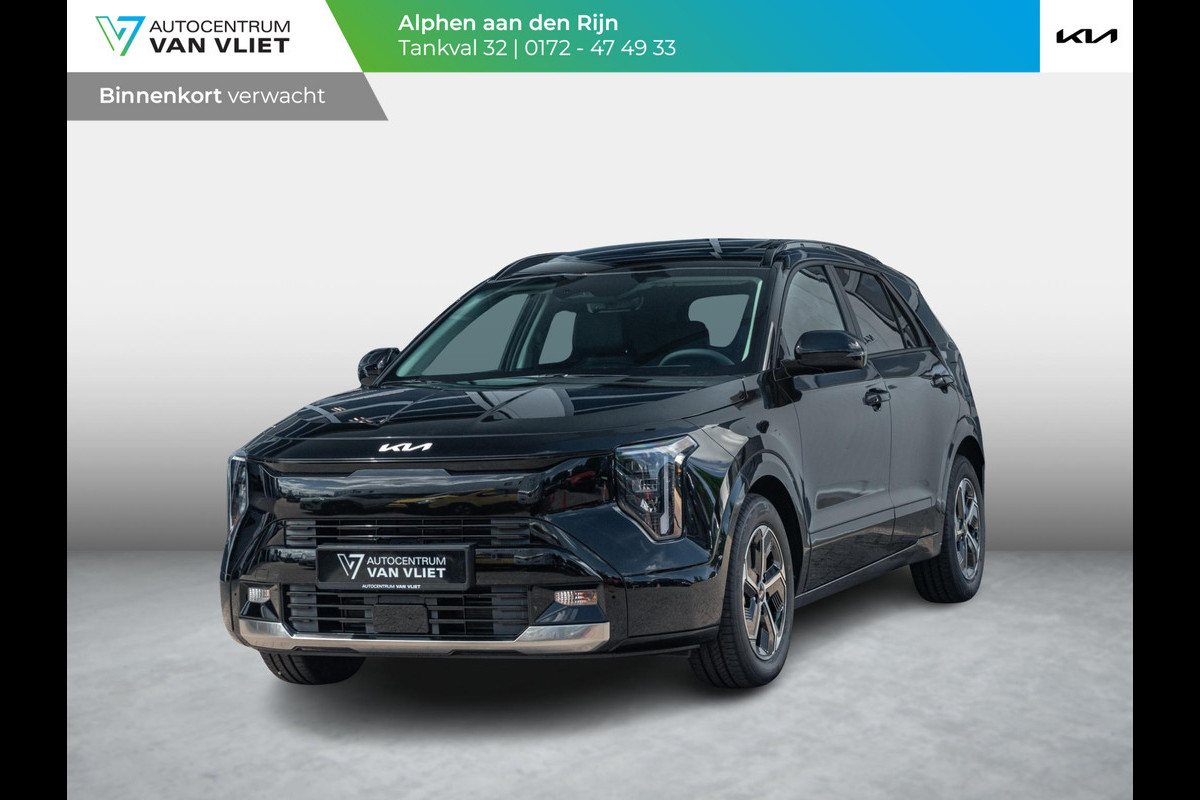 Kia Niro 1.6 GDi Hybrid DynamicPlusLine | Actieprijs* | Navi. | Clima. | Adapt. Cruise. | Parkeersensoren | Achteruitrijcamera | Bekleding In Lederlook | Dodehoekassistentie | Schuif-/Kanteldak | Stoel&Stuur Verwarming