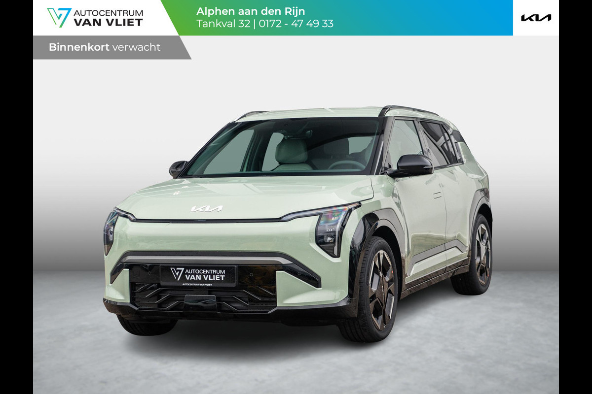 Kia EV3 GT-Line Business Edition 81.4 kWh | Actieprijs* | Navi. | Clima. | Adapt. Cruise. | Parkeersensoren | Dodehoekassistentie | Stoel&Stuur Verwarming | GT-Line Vegan Lederen Stoelbekleding
