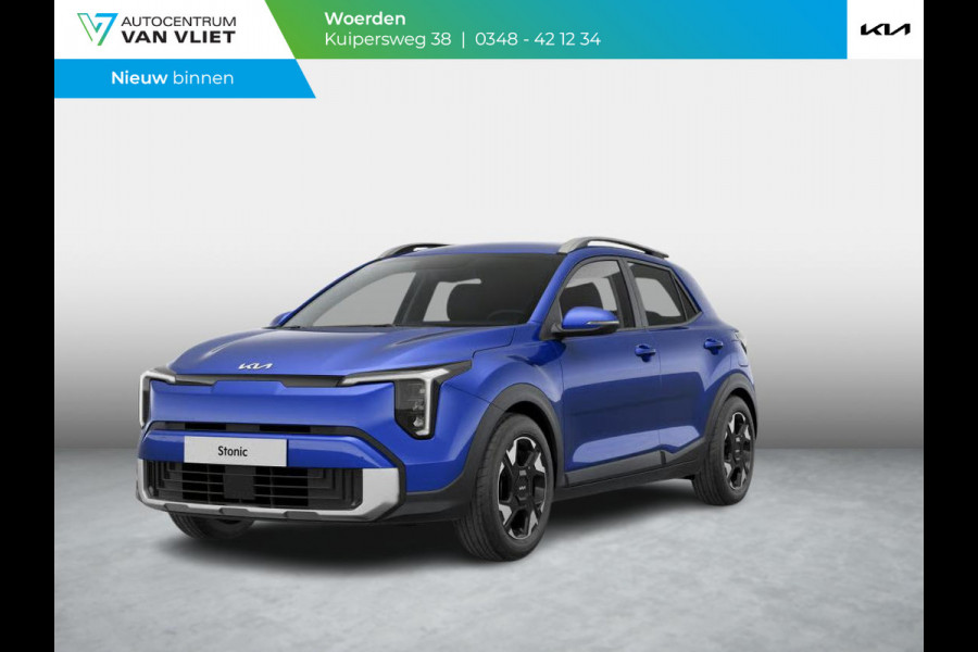Kia Stonic 1.0 T-GDi MHEV DynamicPlusLine | Navi. | Clima. | Parkeersensoren | Stoel&Stuur Verwarming | Privacy Glass