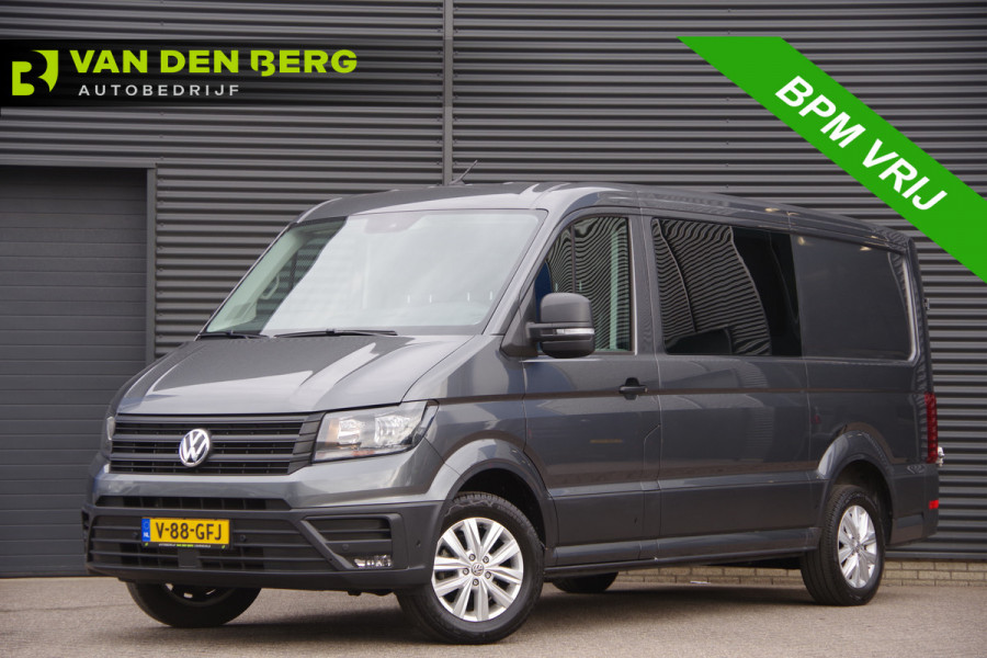 Volkswagen Crafter 2.0 TDI L3H2(L2H1) 177PK AUT. DC-6P, CAMERA, TREKHAAK, CRUISE, CARPLAY, AIRCO, PARKEERSENSOREN, DUBBELE CABINE, DUBBEL CABINE, N