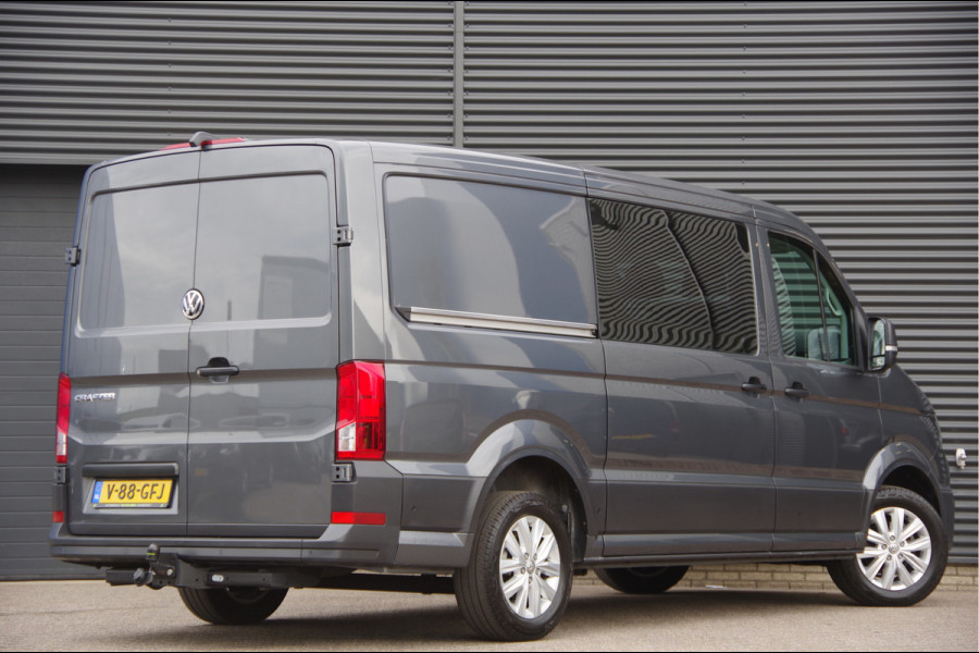 Volkswagen Crafter 2.0 TDI L3H2(L2H1) 177PK AUT. DC-6P, CAMERA, TREKHAAK, CRUISE, CARPLAY, AIRCO, PARKEERSENSOREN, DUBBELE CABINE, DUBBEL CABINE, N