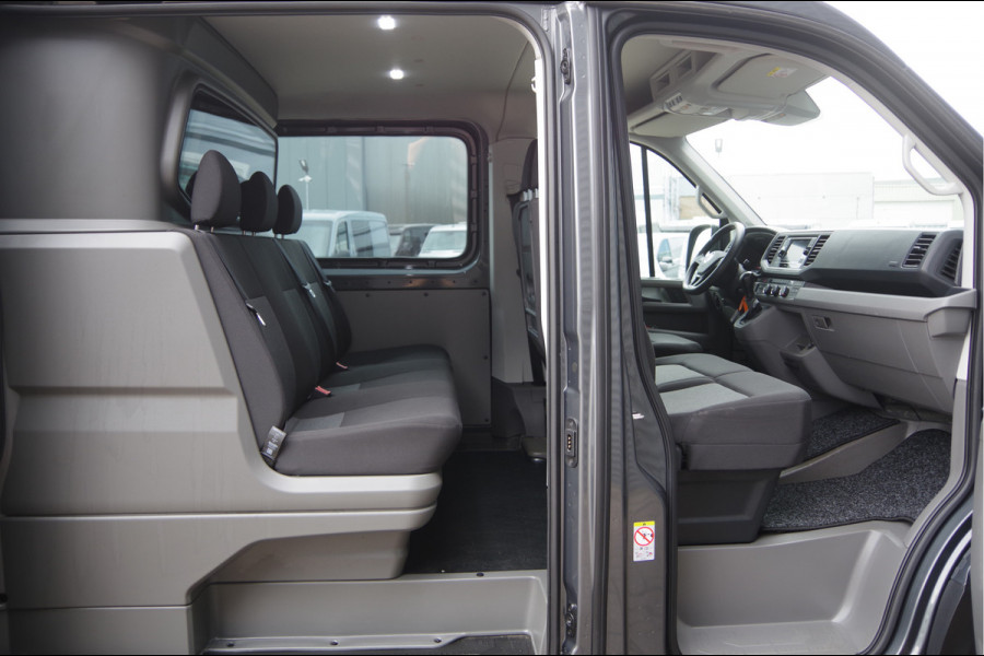 Volkswagen Crafter 2.0 TDI L3H2(L2H1) 177PK AUT. DC-6P, CAMERA, TREKHAAK, CRUISE, CARPLAY, AIRCO, PARKEERSENSOREN, DUBBELE CABINE, DUBBEL CABINE, N