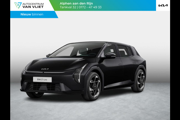 Kia EV4 GT-Line Business Edition 81.4 kWh | Actieprijs* | Navi. | Clima. | Stoel&Stuur Verwarming | Adapt. Cruise. | Dodehoekassistentie | Privacy Glass | GT-Line Vegan Lederen Bekleding