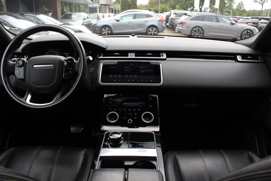 Land Rover Range Rover Velar 2.0 P300 Turbo AWD R-Dynamic SE / Trekhaak / Panoramadak / 360Camera / Luxe Leder / Meridian / 22'' / Matrix LED / Keyless / Stoel+Stuurverwarming / Dodehoek / DAB / Cruise Control