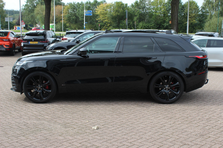 Land Rover Range Rover Velar 2.0 P300 Turbo AWD R-Dynamic SE / Trekhaak / Panoramadak / 360Camera / Luxe Leder / Meridian / 22'' / Matrix LED / Keyless / Stoel+Stuurverwarming / Dodehoek / DAB / Cruise Control