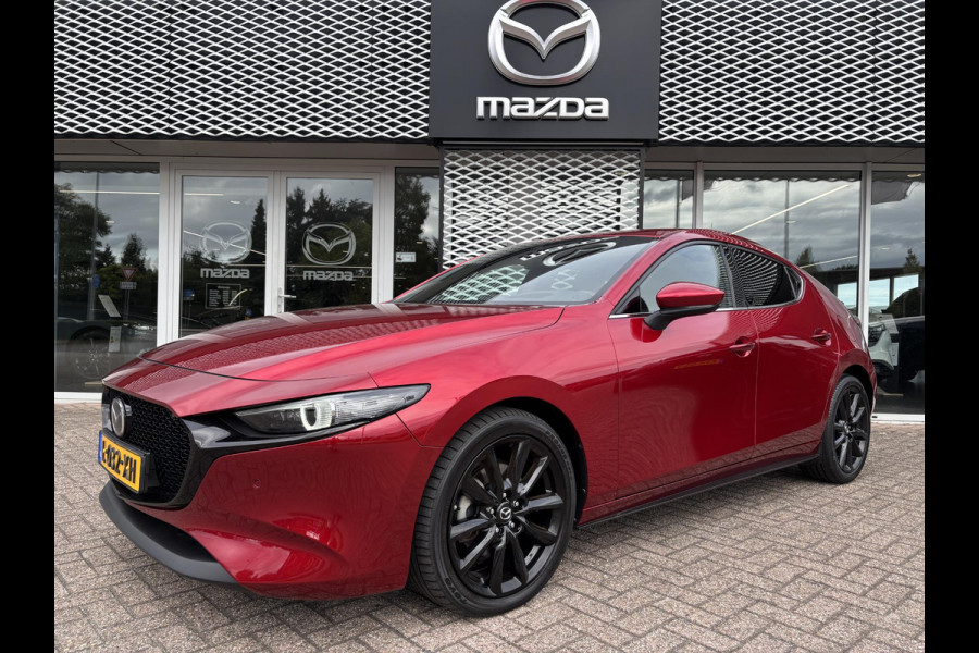 Mazda 3 2.0 e-SkyActiv-X M Hybrid 186 Luxury AFNEEMBARE TREKHAAK | BOSE | LEDER |