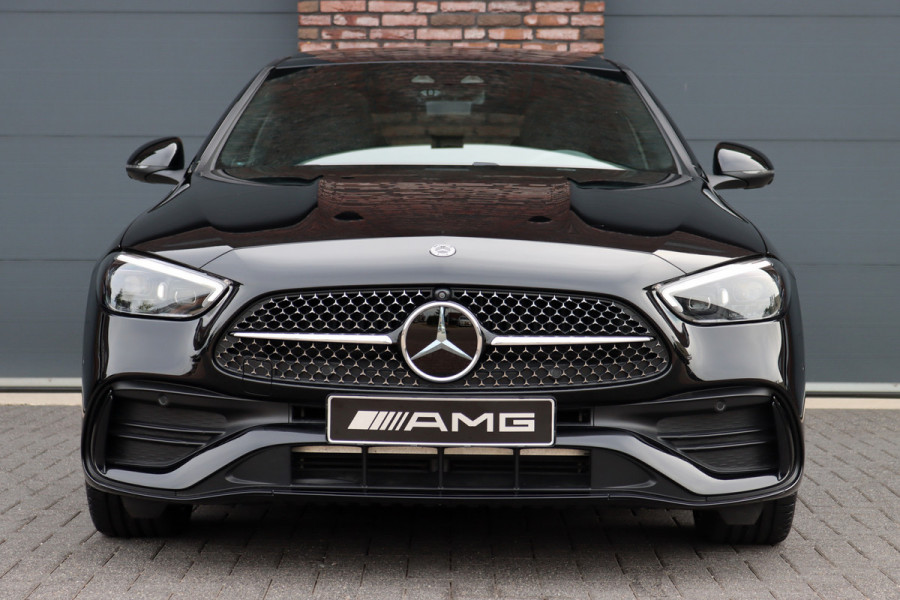 Mercedes-Benz C-Klasse 400 e 4MATIC AMG Line | Distronic+ | Panoramadak | Nappa Leder | Burmester | Memory | Digital Light | HUD | Verwarmd Stuurwiel | Keyless Go | Surround Camera |