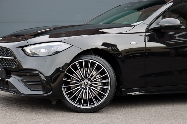 Mercedes-Benz C-Klasse 400 e 4MATIC AMG Line | Distronic+ | Panoramadak | Nappa Leder | Burmester | Memory | Digital Light | HUD | Verwarmd Stuurwiel | Keyless Go | Surround Camera |