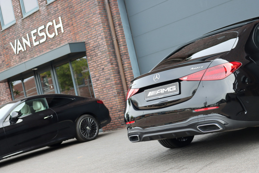 Mercedes-Benz C-Klasse 400 e 4MATIC AMG Line | Distronic+ | Panoramadak | Nappa Leder | Burmester | Memory | Digital Light | HUD | Verwarmd Stuurwiel | Keyless Go | Surround Camera |