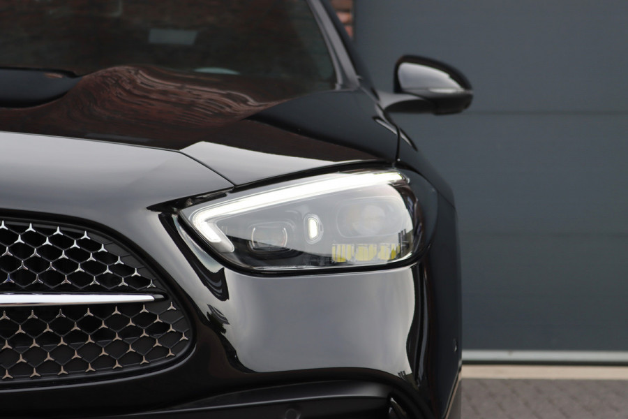 Mercedes-Benz C-Klasse 400 e 4MATIC AMG Line | Distronic+ | Panoramadak | Nappa Leder | Burmester | Memory | Digital Light | HUD | Verwarmd Stuurwiel | Keyless Go | Surround Camera |