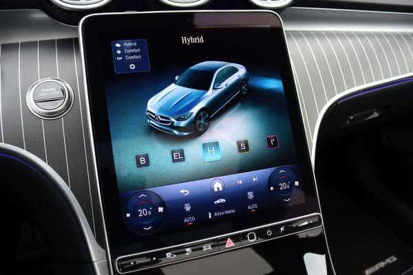 Mercedes-Benz C-Klasse 400 e 4MATIC AMG Line | Distronic+ | Panoramadak | Nappa Leder | Burmester | Memory | Digital Light | HUD | Verwarmd Stuurwiel | Keyless Go | Surround Camera |