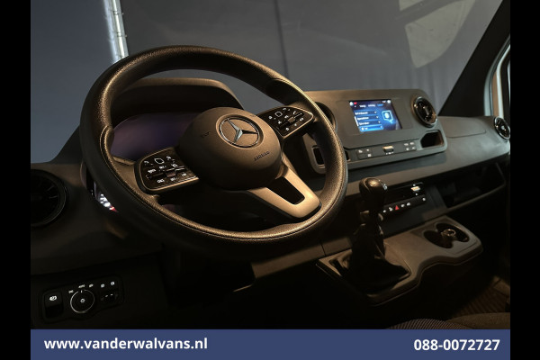 Mercedes-Benz Sprinter 315 CDI 150pk L3H2 Euro6 Airco | Camera | Apple Carplay | Chauffeursstoel Cruisecontrol, Android Auto, Stoelverwarming, 270 Graden Achterdeuren, Bijrijdersbank