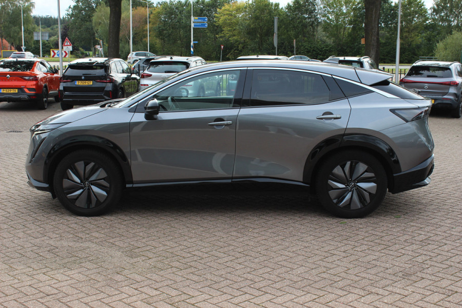 Nissan ARIYA Advance 66 kWh / SoH 97,4% / Trekhaak / 360Camera / Keyless / Sfeerverlichting / 19'' / CarPlay / Stoel+Stuurverwarming / Dodehoek / DAB / ACC