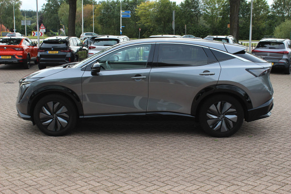 Nissan ARIYA Advance 66 kWh / SoH 97,4% / Trekhaak / 360Camera / Keyless / Sfeerverlichting / 19'' / CarPlay / Stoel+Stuurverwarming / Dodehoek / DAB / ACC