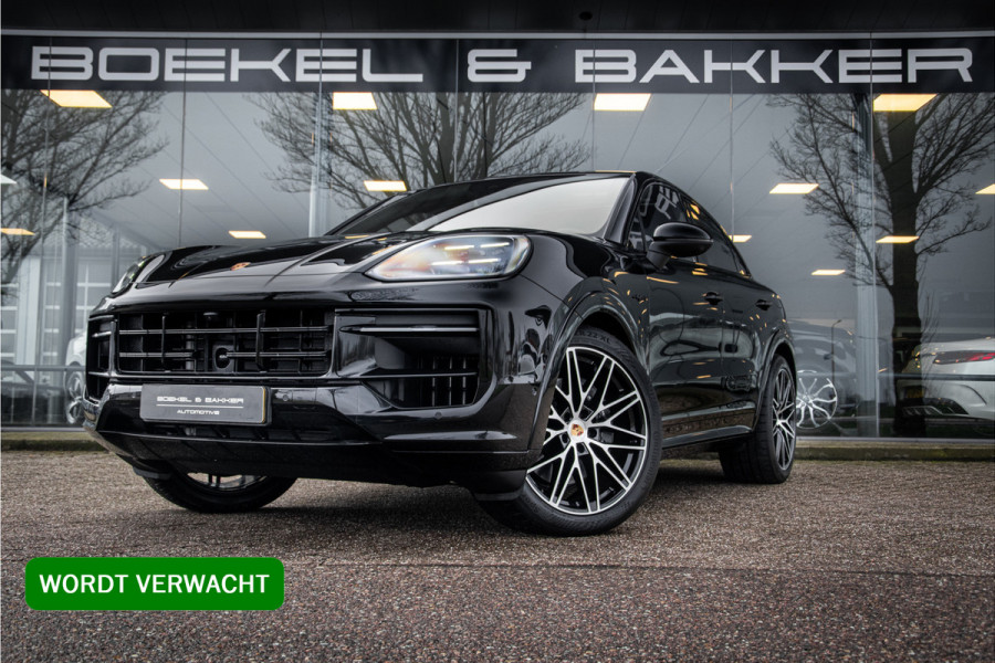 Porsche Cayenne Coupé 3.0 E-Hybrid ** Sport Design ** Luchtvering ** 18-weg ** HUD ** BOSE ** Sportuitlaat ** Sport Chrono ** Matrix ** Achterasbesturing ** Panodak