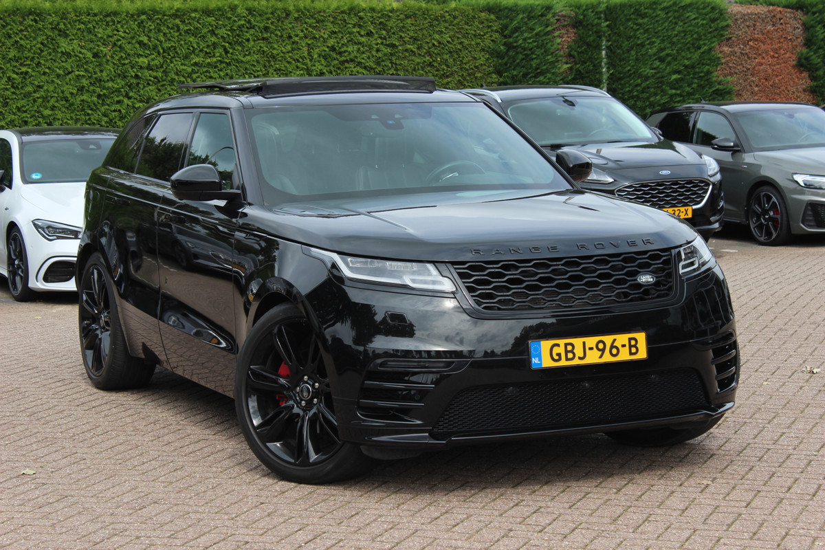 Land Rover Range Rover Velar 2.0 P300 Turbo AWD R-Dynamic SE / Trekhaak / Panoramadak / 360Camera / Luxe Leder / Meridian / 22'' / Matrix LED / Keyless / Stoel+Stuurverwarming / Dodehoek / DAB / Cruise Control