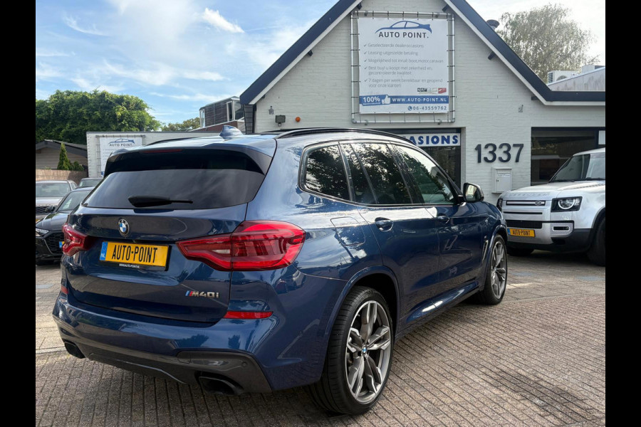 BMW X3 M40I 360PK/4WD/PANO/CARPLAY/HUD/DEALER-ONDERHOUDEN
