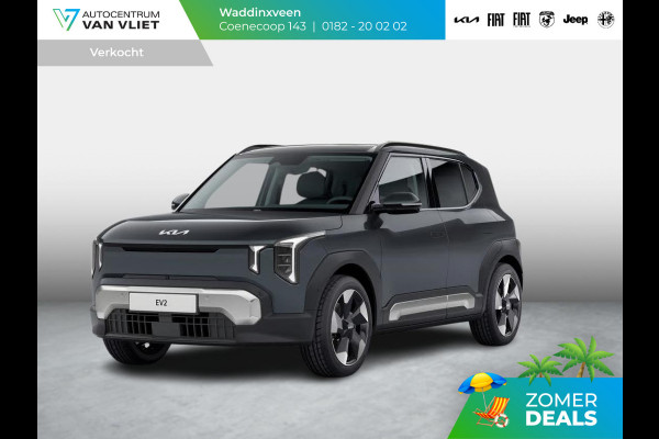 Kia EV2 Plus 42.2 kWh 5p. | Uit voorraad leverbaar ! | Actieprijs * | Clima | Adapt. cruise | Navi | Dakrails | 18" | Stoel&Stuur Verwarming | Privacy Glass | Apple Carplay