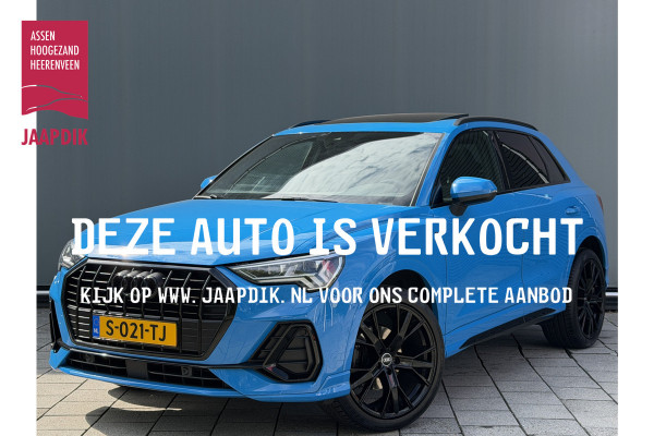 Audi Q3 BWJ 2019 | 35TFSI 190PK S Line Pro Line S AUTOMAAT | TREKHAAK | PANO DAK | 3X S-LINE | LEER | CAMERA A | ABT | EL KOFFER | NAVI | CLIMA