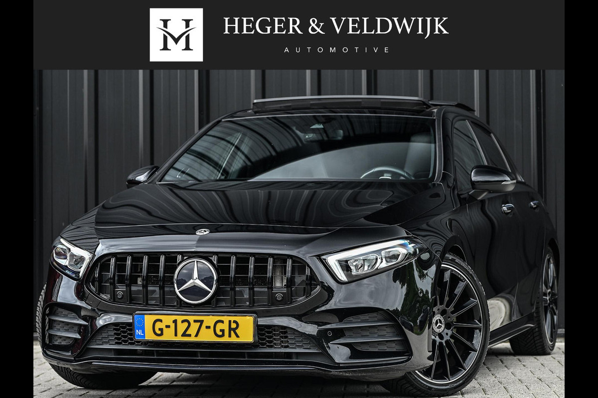 Mercedes-Benz A-Klasse 250 Premium Plus | AMG Line | Panoramadak | Led | Burmester | Stoelverwarming | Ambiance Interieur | Keyless Entry |