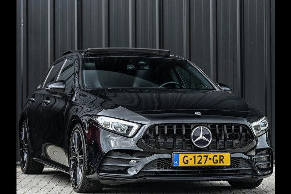 Mercedes-Benz A-Klasse 250 Premium Plus | AMG Line | Panoramadak | Led | Burmester | Stoelverwarming | Ambiance Interieur | Keyless Entry |
